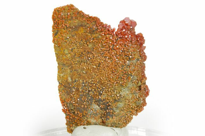 Glittering Ruby Red Vanadinite Crystals - Arizona #361574